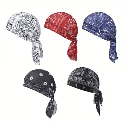 ❄️ Cooling Paisley Headscarf Cap – Stay Cool & Dry