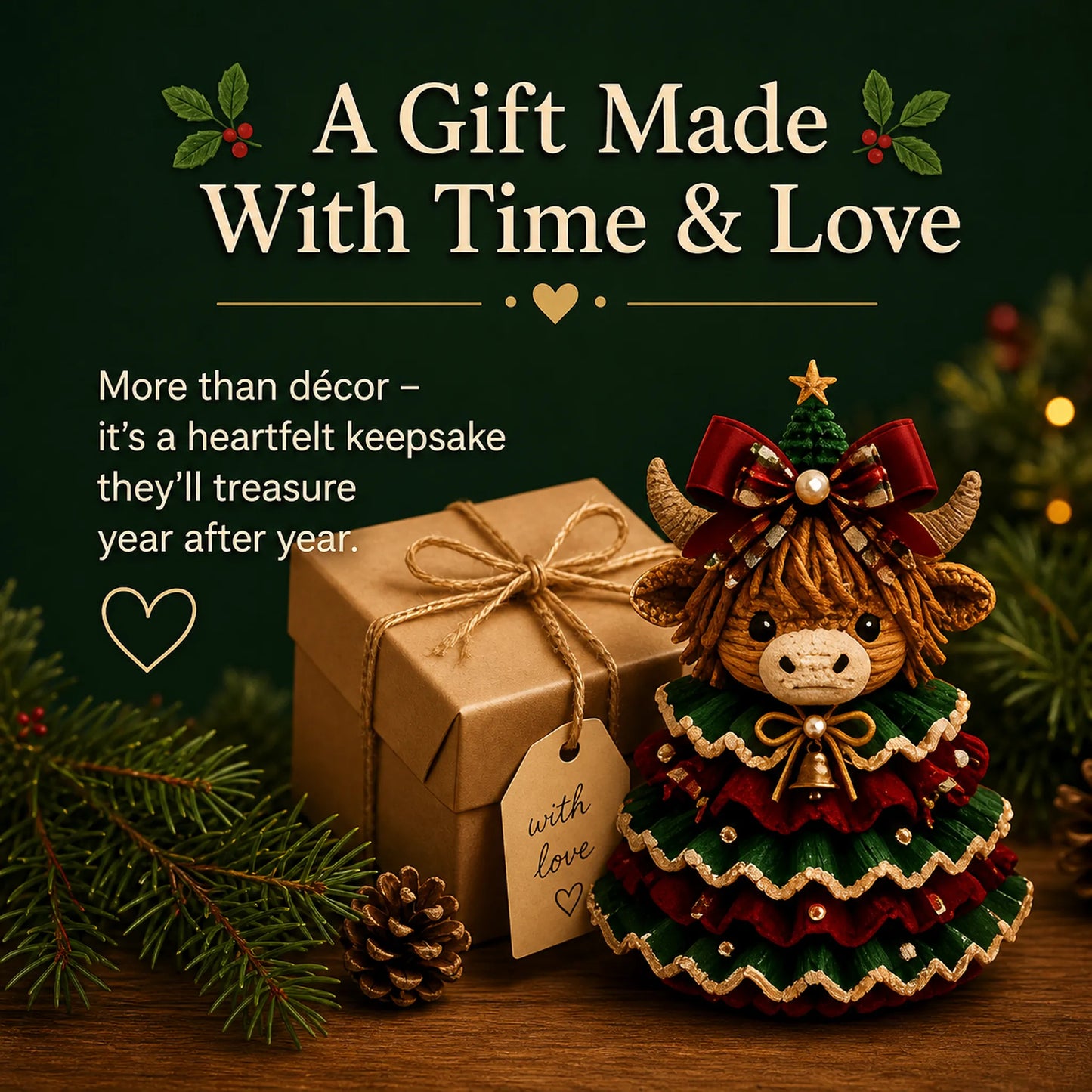 🔥LAST DAY 50% OFF - 🎄Crochet Animal Christmas Tree DIY Kit – Stitch a Little Christmas Magic