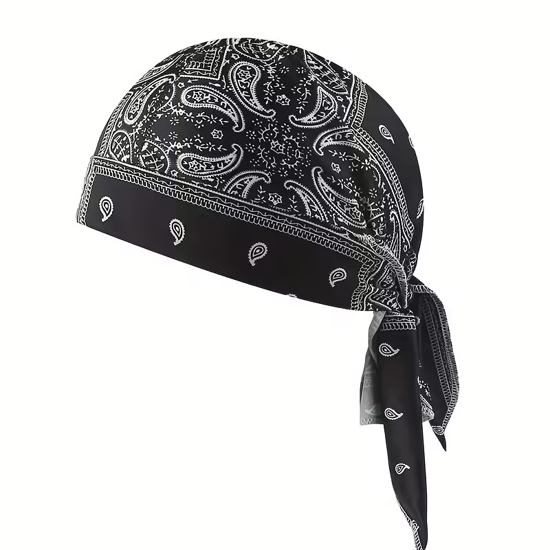 ❄️ Cooling Paisley Headscarf Cap – Stay Cool & Dry