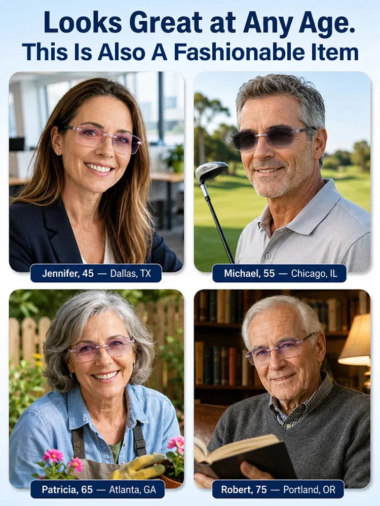 [Regain Your Youthful Vision] Smart Zoom Diamond-Cut Reading Glasses