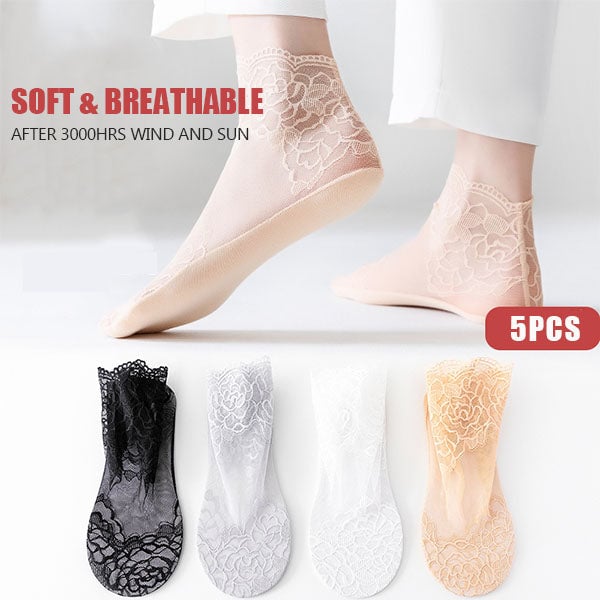 💋 Ladies Fashion Lace Socks🥳