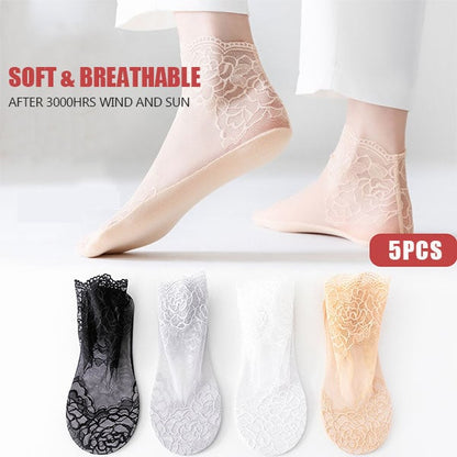 💋 Ladies Fashion Lace Socks🥳