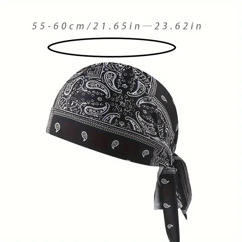 ❄️ Cooling Paisley Headscarf Cap – Stay Cool & Dry