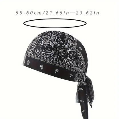 ❄️ Cooling Paisley Headscarf Cap – Stay Cool & Dry