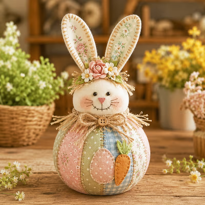 🔥Last Day 49% OFF - 🎄🎅Patchwork Fabric Doll DIY Kit | ✨Create a Cozy Handmade Character for Every Season!