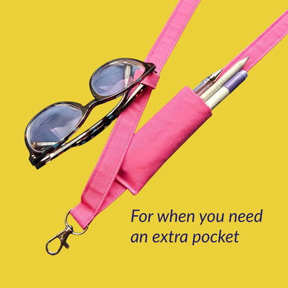 🔥LAST DAY 50% OFF - 👩‍🏫NEW UPGRADED Plain Fabric Pen Lanyards🥳Buy 2 Get 10% Off