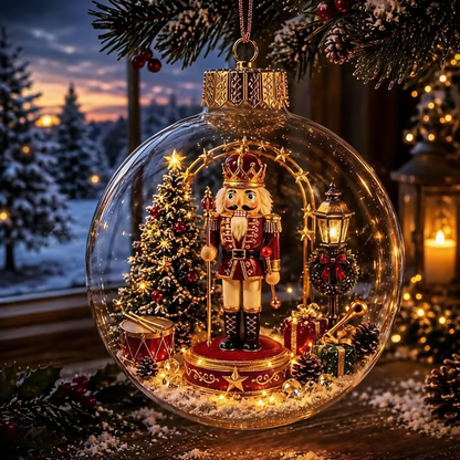 🔥LAST DAY 50% OFF - 🎄Glowing Christmas Diorama Ornament – A Tiny Winter World in Your Hands