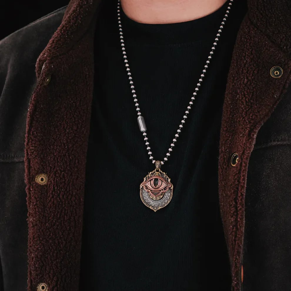 👁️‍🗨️Handmade Tarot Vision Pendant: Connect to Cosmic Wisdom Anytime(Cheat Sheet Included) 🔥🔥 Buy 2 Get 10% Off