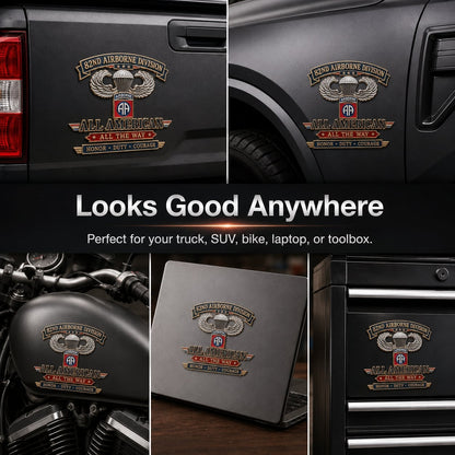 🏆Last Day Promo: 49% OFF! 🪂U.S. Army 82nd Airborne Division Tribute Metal Car Emblem