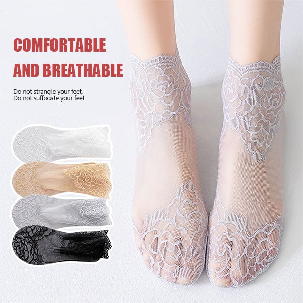 💋 Ladies Fashion Lace Socks🥳