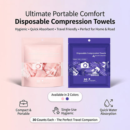 🧻✨ Compressed Travel Towels – Buy 2 Get 1 FREE! 🎁