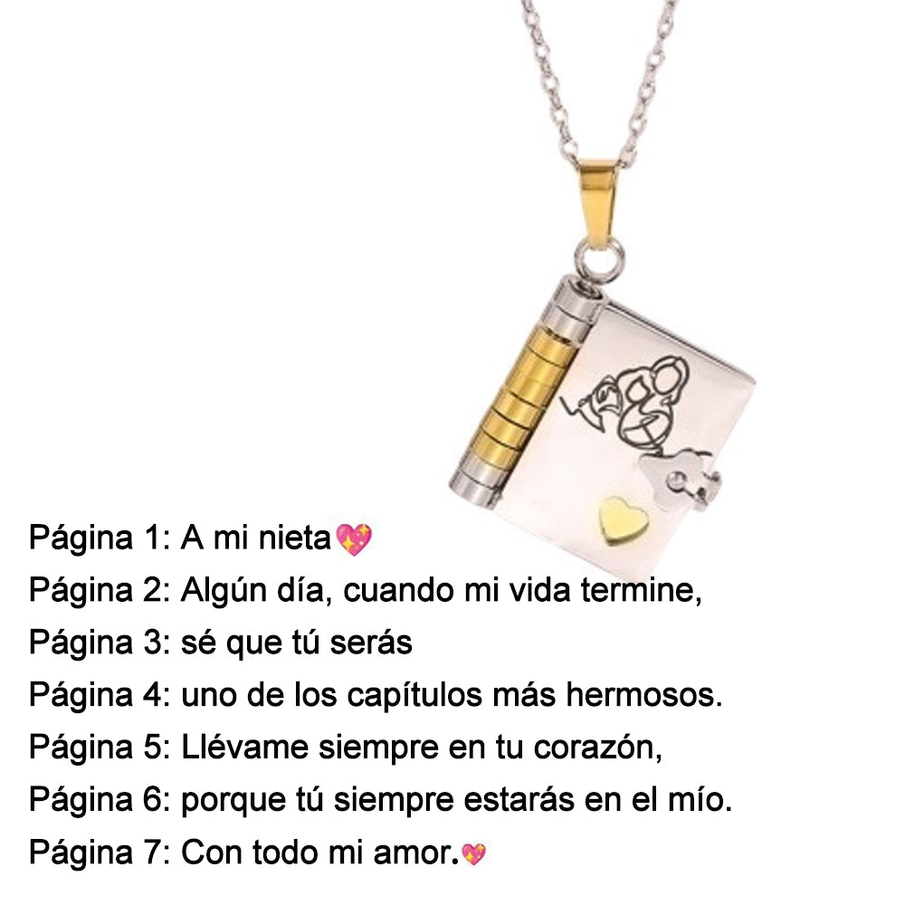 💖 Love Letter Heart Necklace – A Timeless Gift of Love