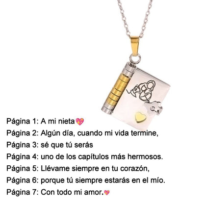 💖 Love Letter Heart Necklace – A Timeless Gift of Love