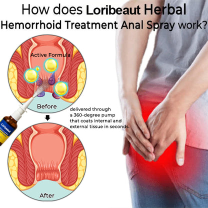 Loribeaut® MAX Herbal Hemorrhoid Treatment Anal Spray