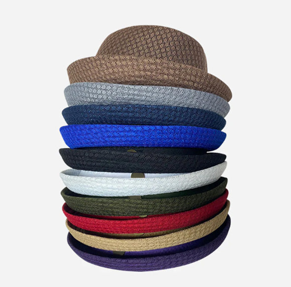 Unisex Breathable Mesh Pork Pie Hat