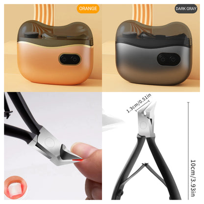 👍2-in-1 Electric Nail Clippers and Polisher🎁 Perfect for All Ages 👵👶