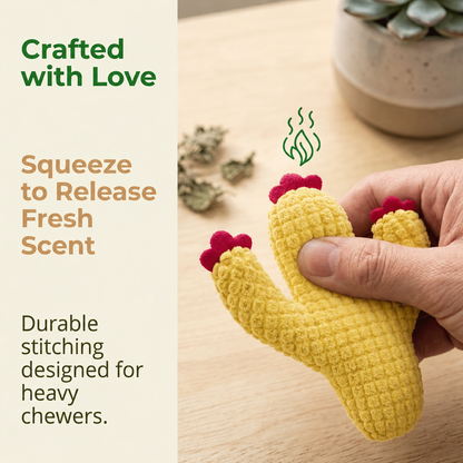 🎁Last Day Promotion 49% OFF🔥5pcHandmade Soft Cactus Kitten Chew Toys with Natural Catnip