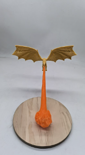 Dark Aesthetic Dragon Bookshelf Ornament for Home Study Scene