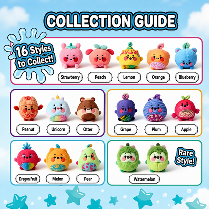 ✨ Magic Jellykins Water Reveal Squishy Plush Toy - 16 Styles to Collect