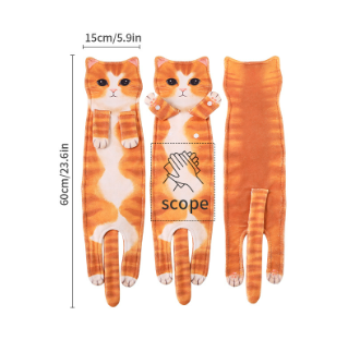 🎁 Early Christmas Sale 🎅 Funny Cat Hand Towels