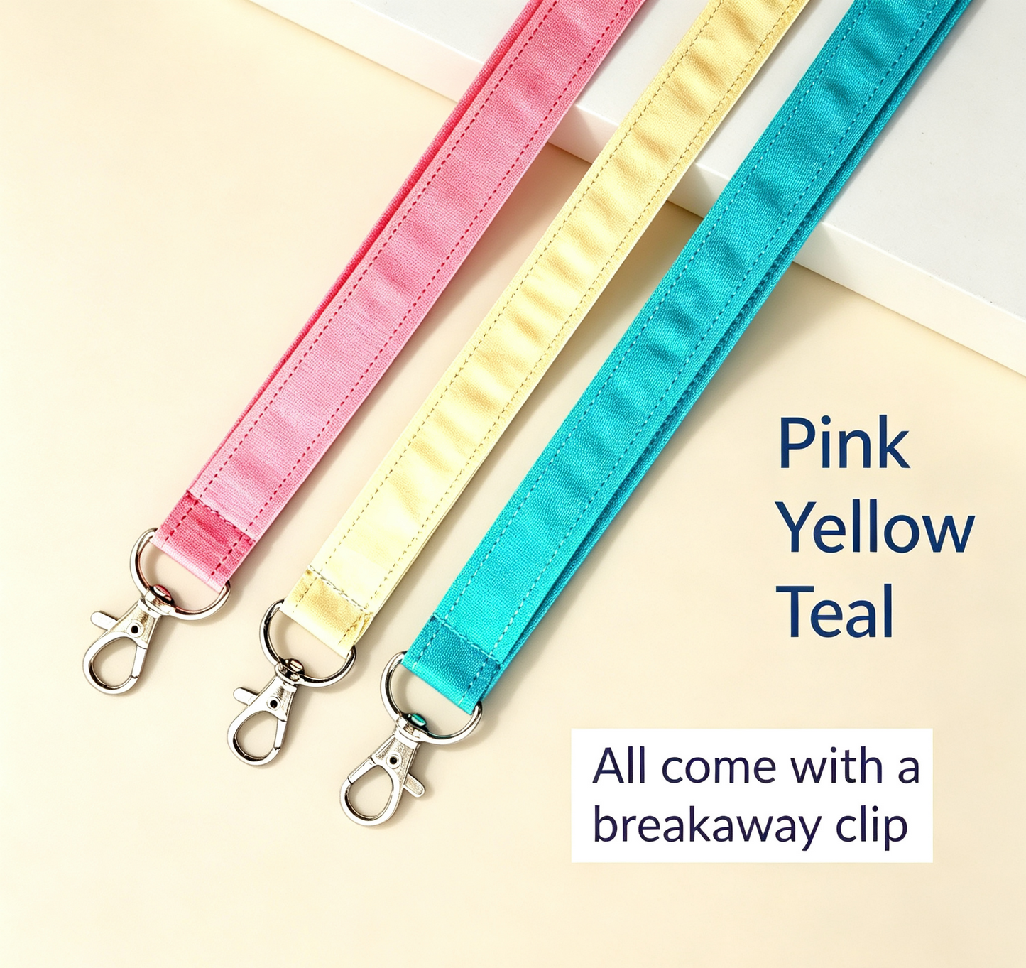 🔥LAST DAY 50% OFF - 👩‍🏫NEW UPGRADED Plain Fabric Pen Lanyards🥳Buy 2 Get 10% Off