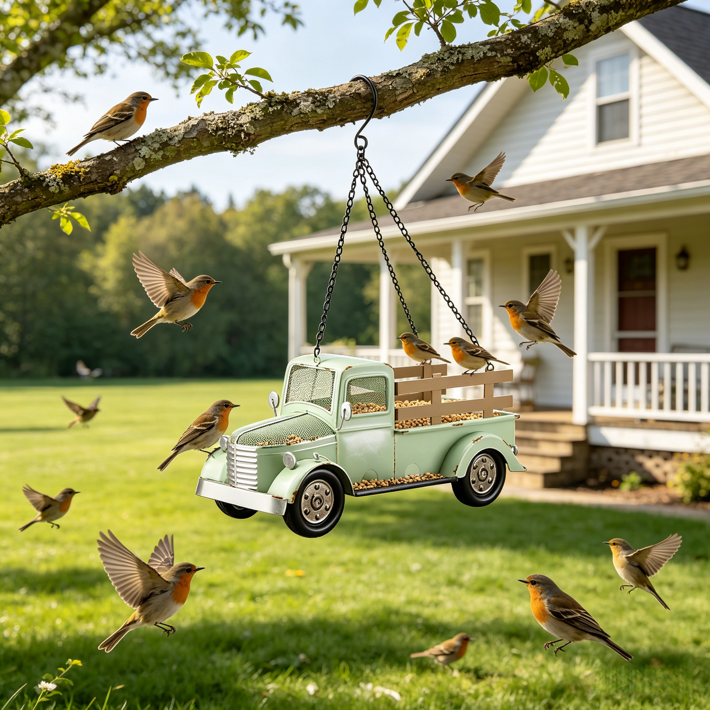🚛🐦 Vintage Truck Bird Feeder – Add a Touch of Nostalgia to Your Garden|🔥Buy 2 FREE SHIPPING