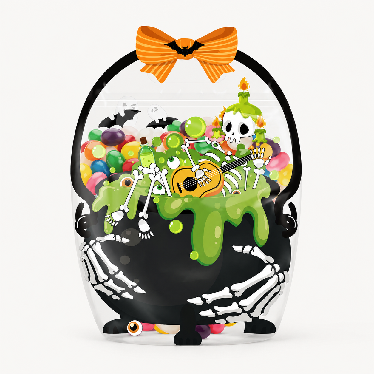 ✨Get Ready for Halloween! Cute & Spooky Resealable Candy Treat Bags🎃