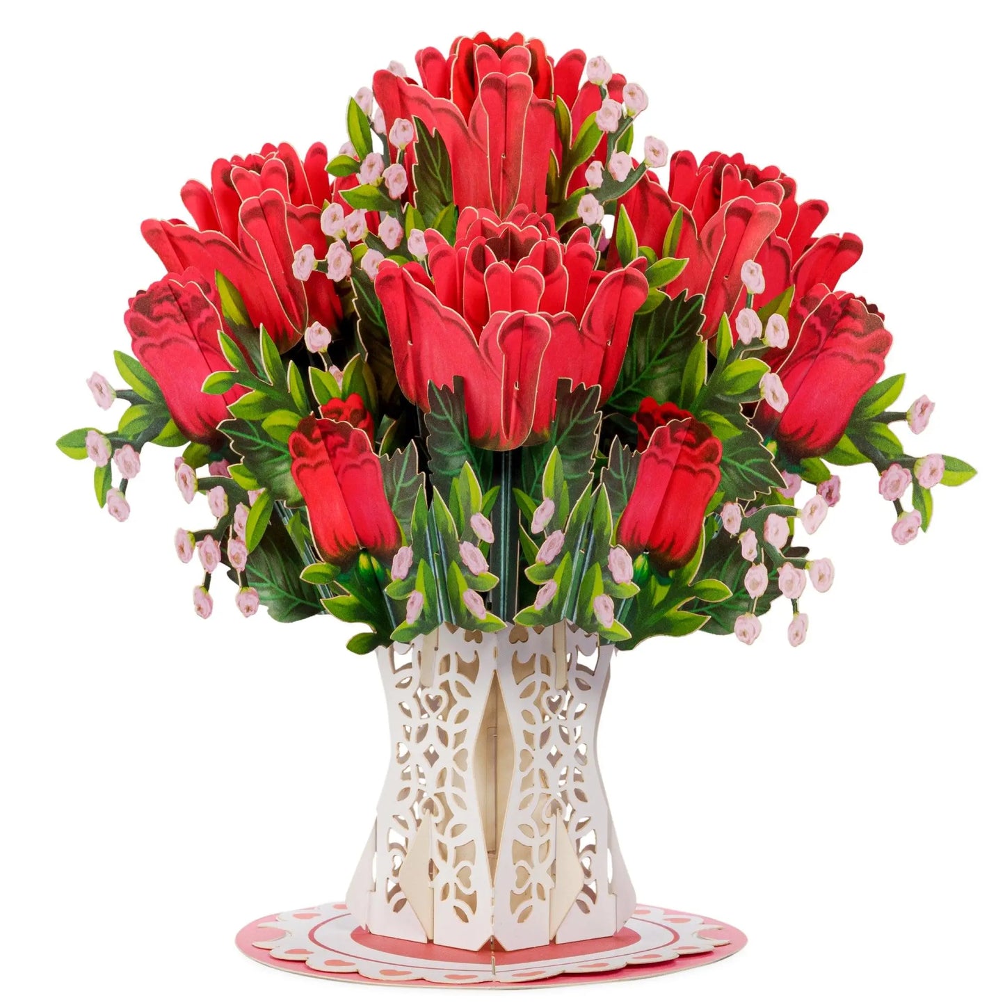 💐 3D Pop-Up Flower Bouquet Card – A Gift That Blooms