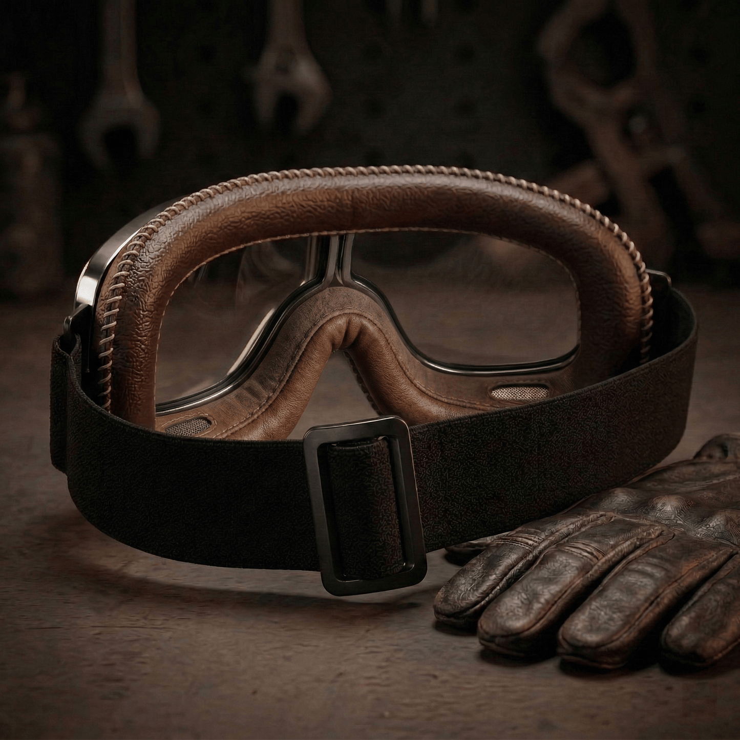 🕶️Vintage Motorcycle Goggles (Fits Over Glasses)