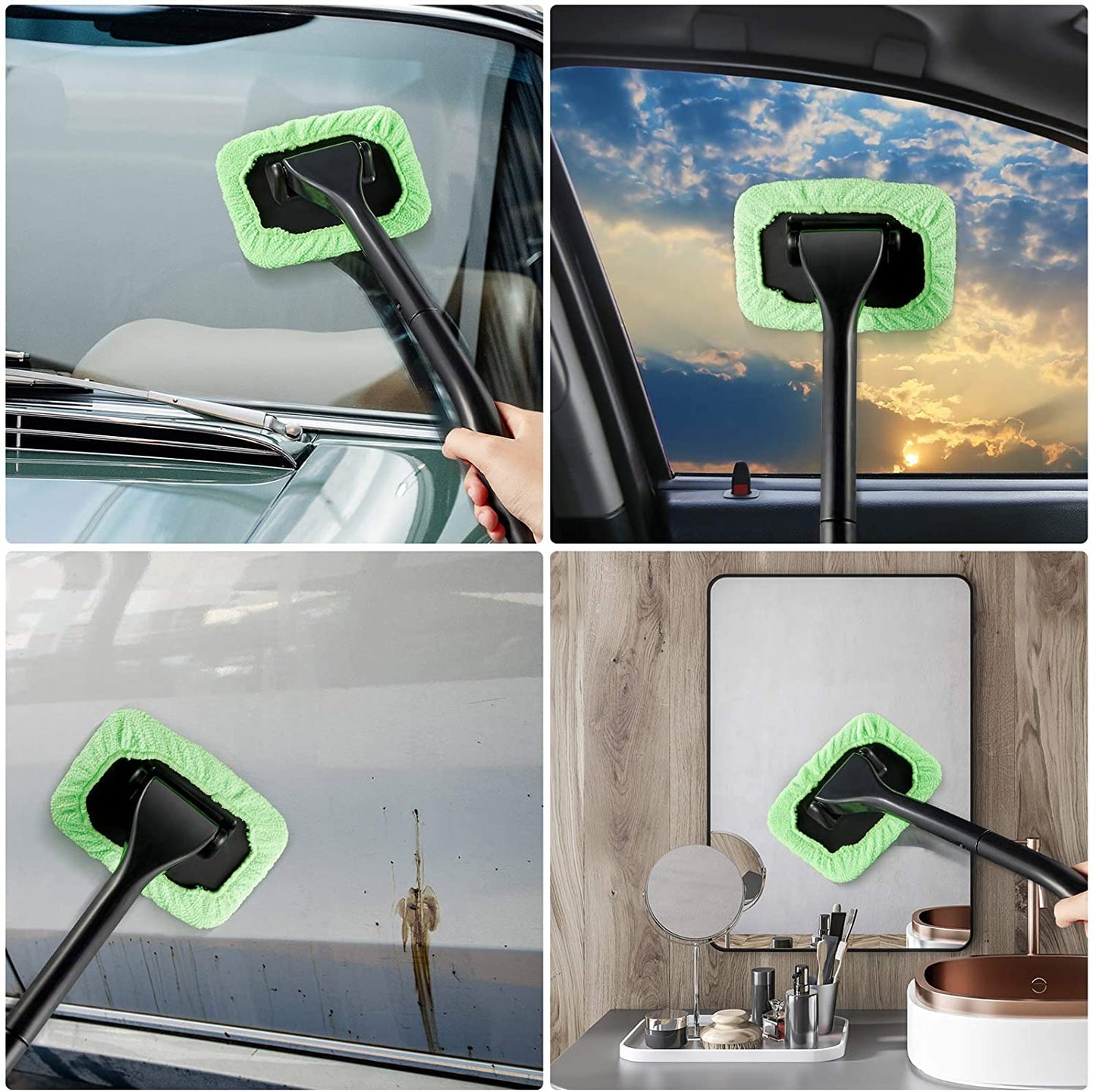 🧽 Buy 1 Get 1 FREE! Windshield Cleaning Tool – Streak-Free, No More Foggy Glass!