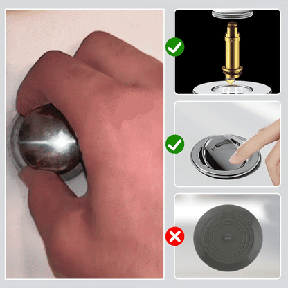Sink Drain Strainer – Buy 2 Get 1 FREE! 🚫✨ Clog-Free Drain in Seconds!