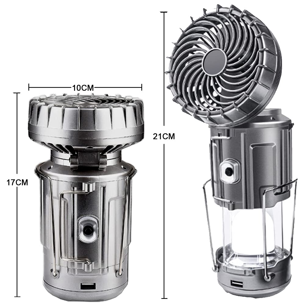 Versatile solar-powered camping lantern🔥