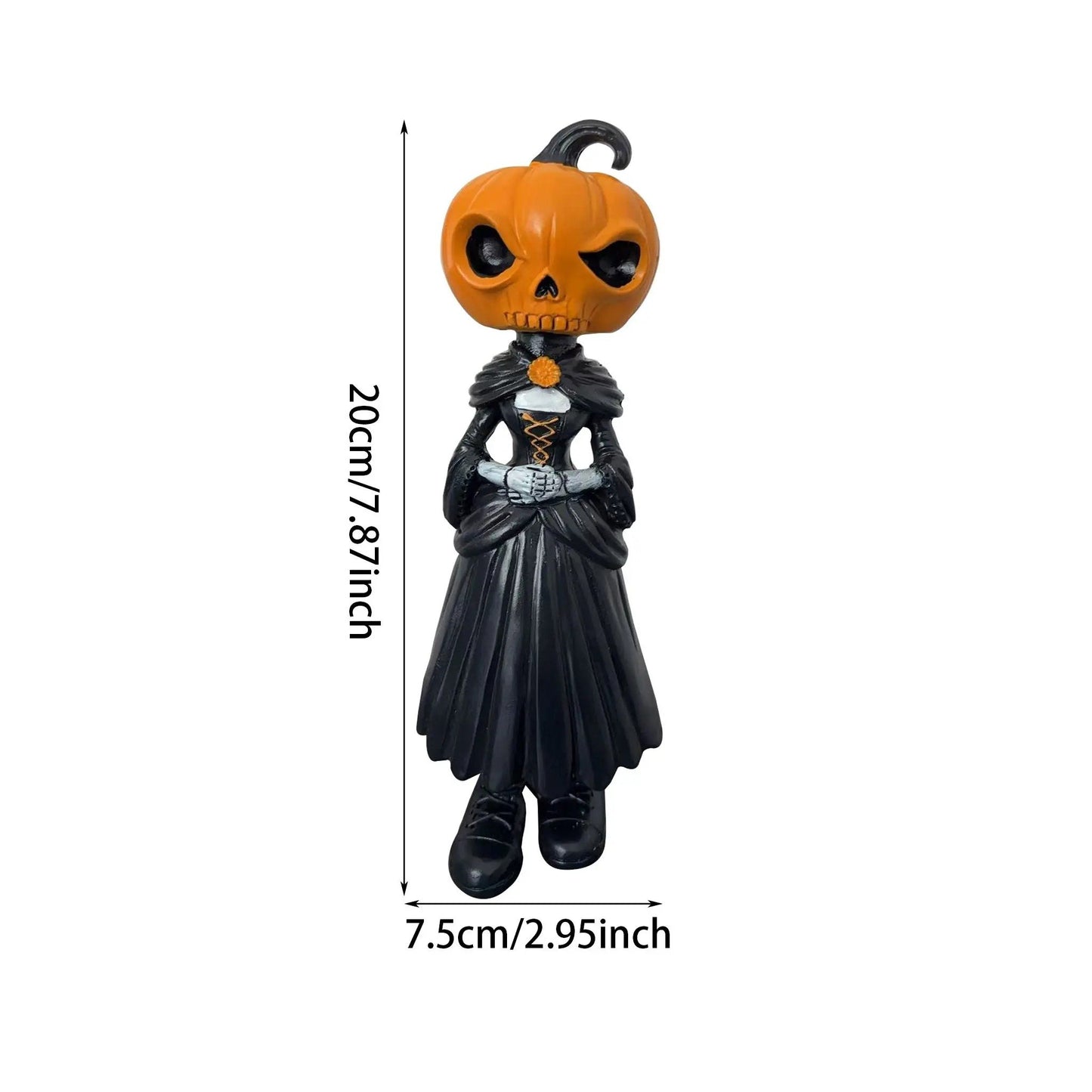 🎁🎉 50% OFF This Week! 🌟👻 Halloween Pumpkin Man Figurine 🎃