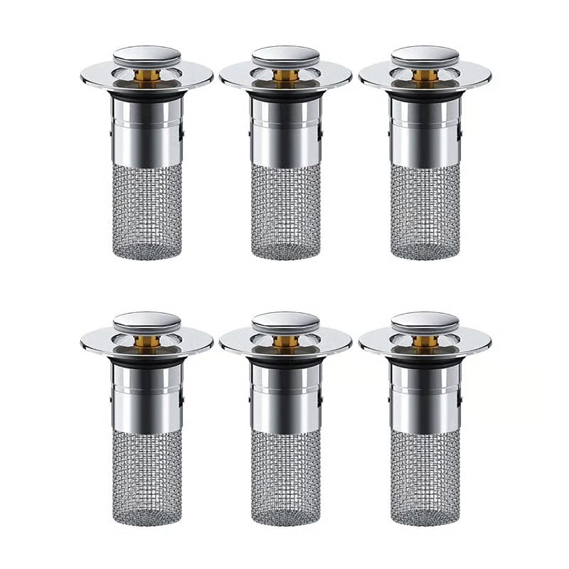 Sink Drain Strainer – Buy 2 Get 1 FREE! 🚫✨ Clog-Free Drain in Seconds!