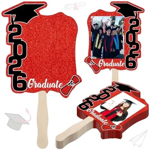 🎁Last Day Promotion 49% OFF🔥 24 Pack Class of 2026 Graduation Fans