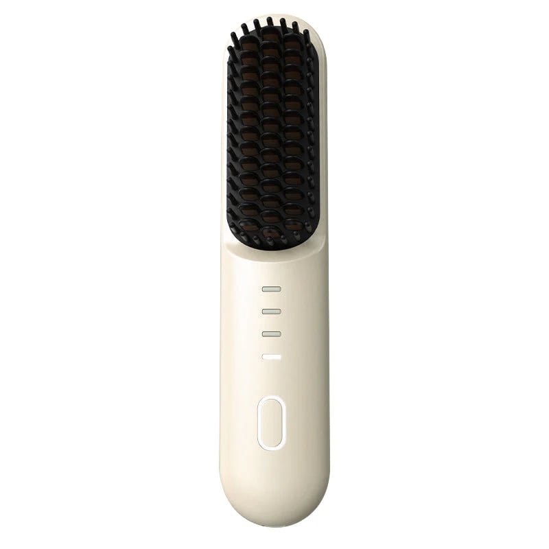 📢📢49% OFF !! ⏰ Cordless Ceramic Hair Straightening Brush