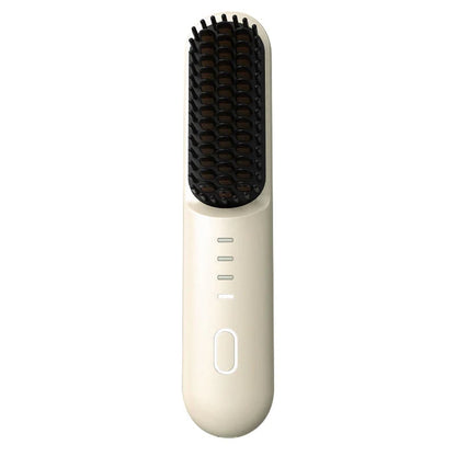 📢📢49% OFF !! ⏰ Cordless Ceramic Hair Straightening Brush