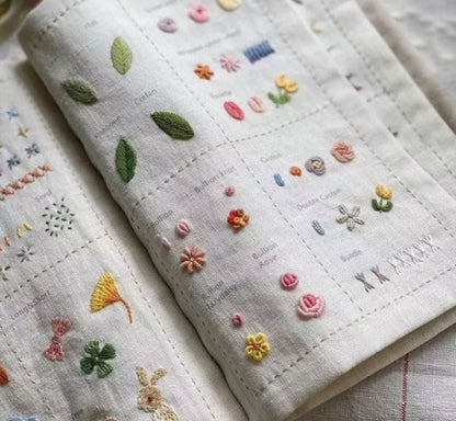 🌈Beginner-Friendly💕2026 Upgraded Embroidery Stitch Book Kit