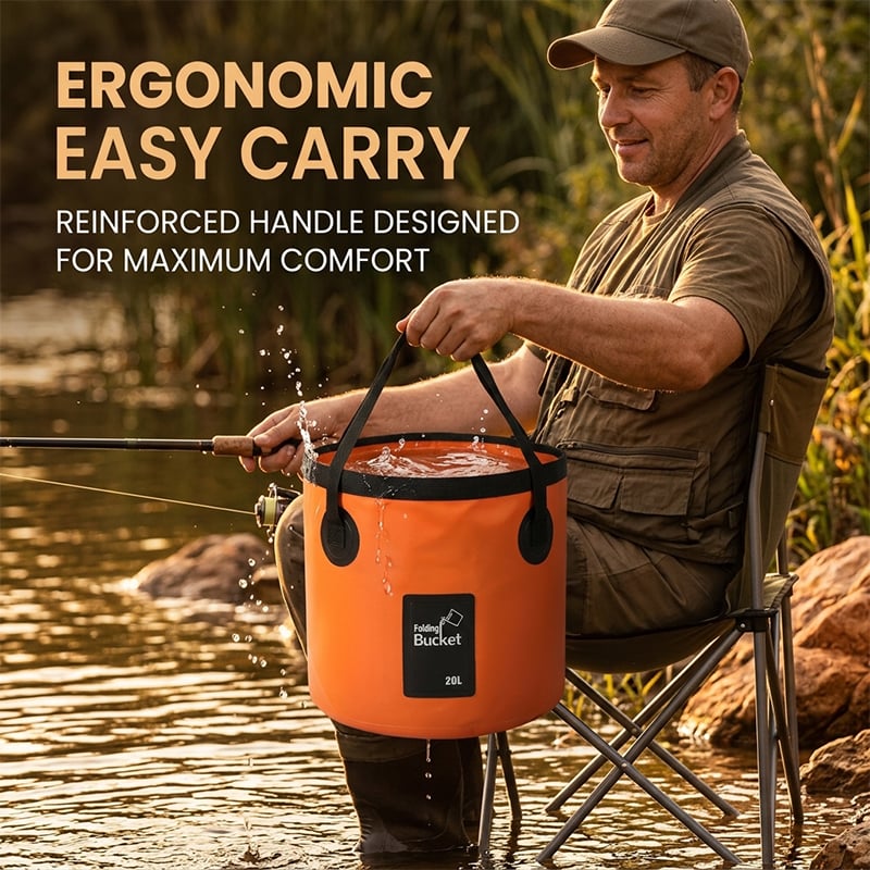 Portable Folding Water Storage Bucket