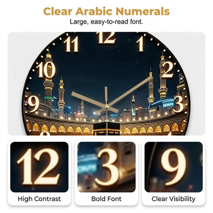 📢📢49% OFF !! ⏰Creative Wooden Silent Wall Clock