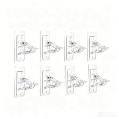 Heavy-Duty Self-Adhesive Rod Support Brackets