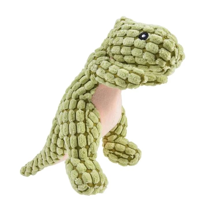 🔥 Robust Dino Squeaky Dog Chew Toy: The Anxiety Buster for Your Pup!