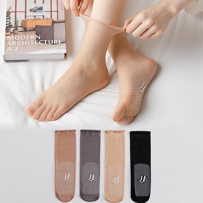 🔥🔥Invisible, Slip-resistant Crystal Silk Socks