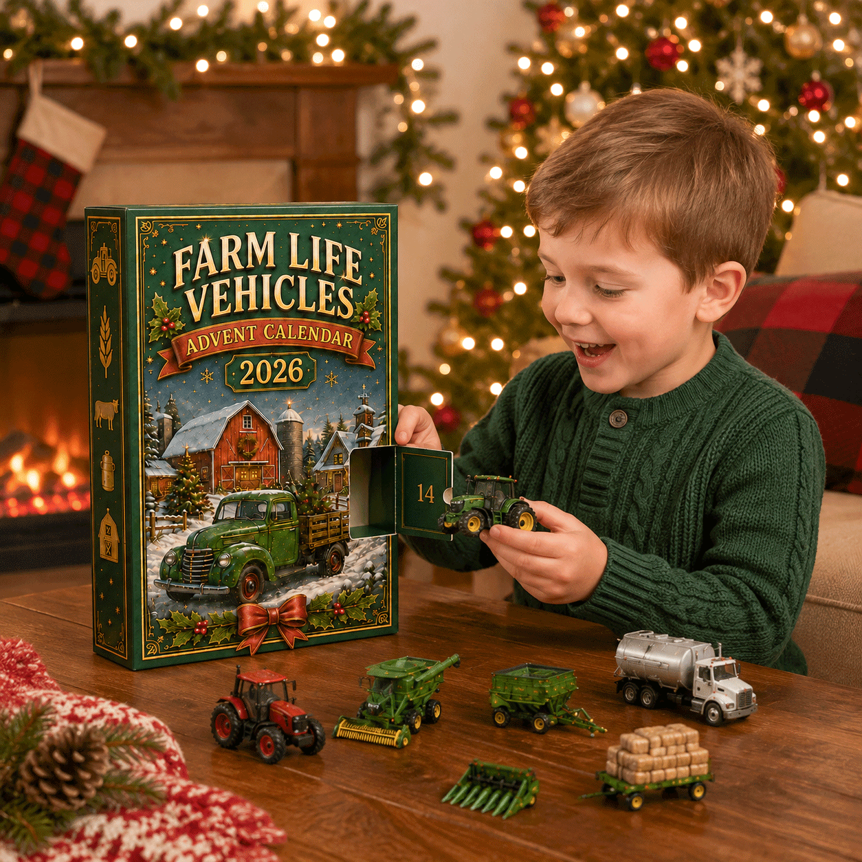 🏡🌾 The Farm Life We Remember – 24-Day Christmas Advent Calendar 🎄🚜