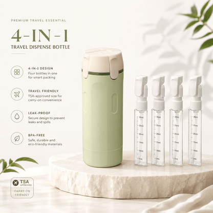 🔥Hot Sale 4-in-1 Travel Dispenser Bottle🧴