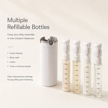 🔥Hot Sale 4-in-1 Travel Dispenser Bottle🧴