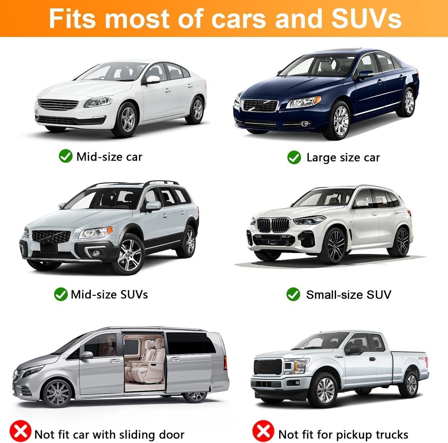 Car Anti‐Mosquito Screen/Net, 4 Pack Car Sunshade Curtain, Mosquito Net For Car Glass, Privacy Window Mesh