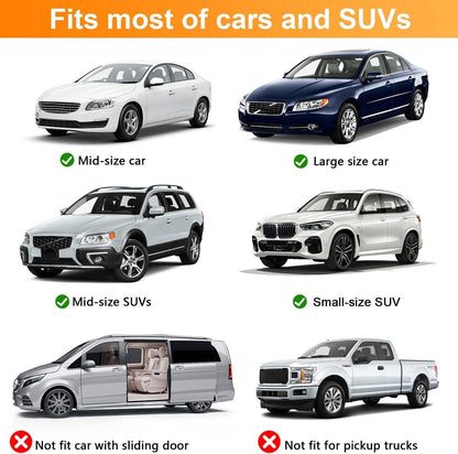 Car Anti‐Mosquito Screen/Net, 4 Pack Car Sunshade Curtain, Mosquito Net For Car Glass, Privacy Window Mesh