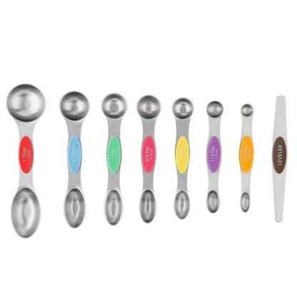 Stainless Steel Magnetic Measuring Spoons Set
