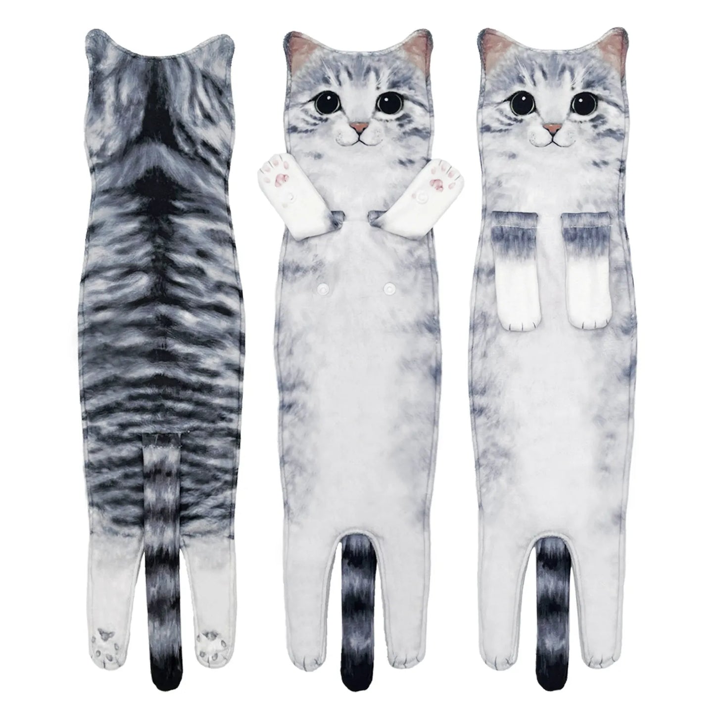 🎁 Early Christmas Sale 🎅 Funny Cat Hand Towels